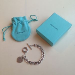 Tiffany & Co. Silver Return To Heart Tag Toggle